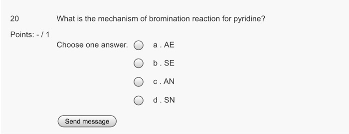 Solved What Is The Mechanism Of Bromination Reaction F Chegg Com