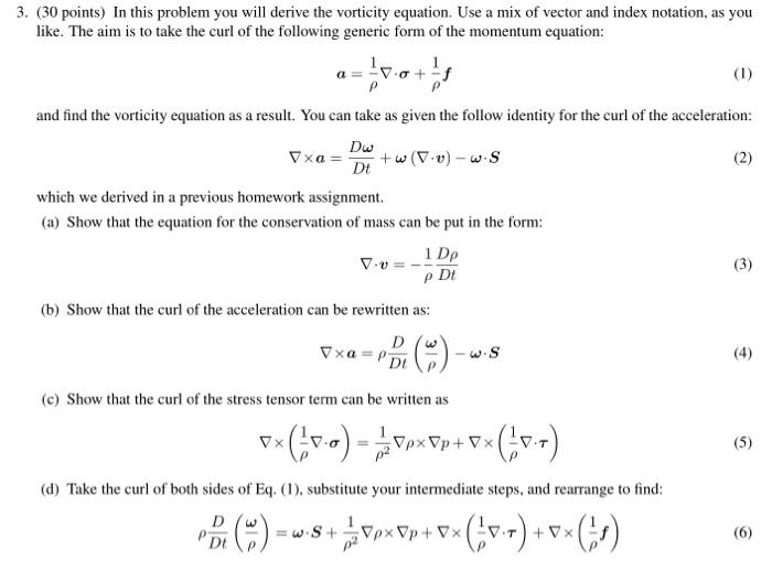 Solved 3. (30 points) In this problem you will derive the | Chegg.com