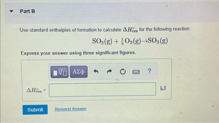 Solved Use Standard Enthalpies Of Formation To Calculate | Chegg.com