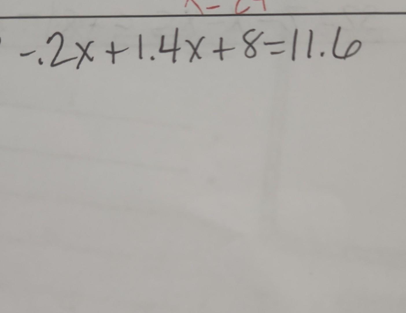 14x-4x-2 8=11 2