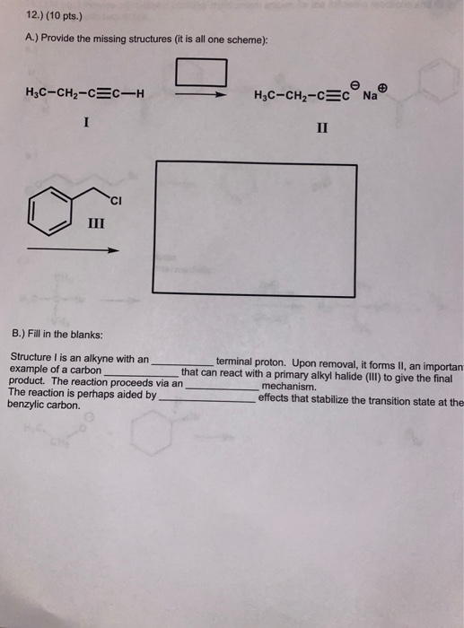 Solved provide the missing structures (it is all one | Chegg.com