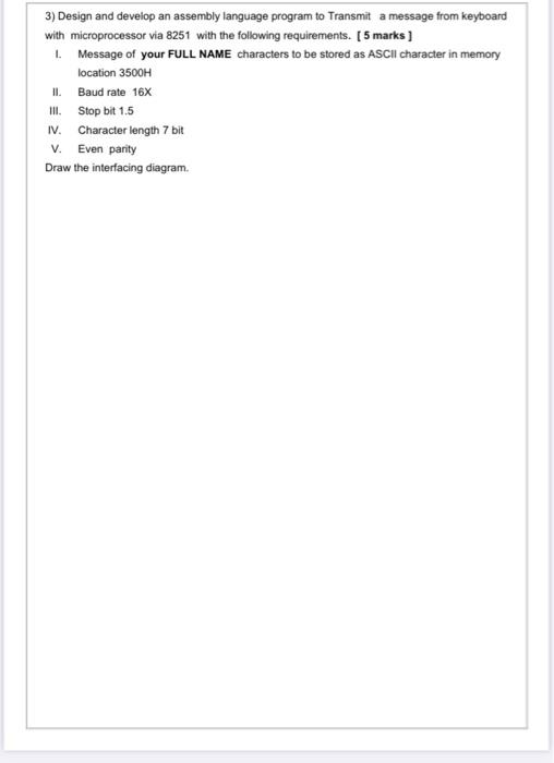 Solved 3) Design and develop an assembly language program to | Chegg.com