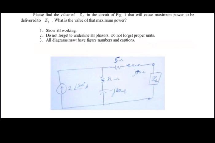 Solved Please find the value of 2 in the circuit of Fig. 1 | Chegg.com