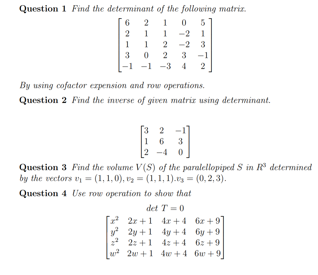 Solved a 5. Let T R R be the linear transformation Chegg