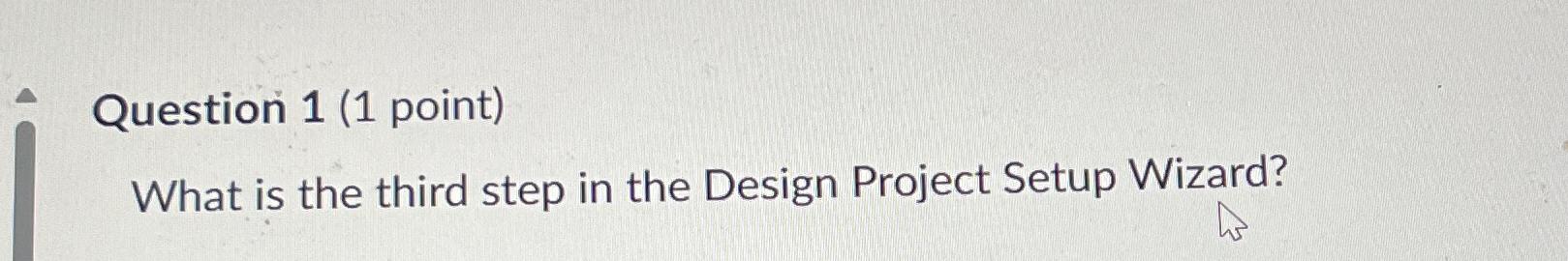 Solved Question 1 (1 ﻿point)What is the third step in the | Chegg.com