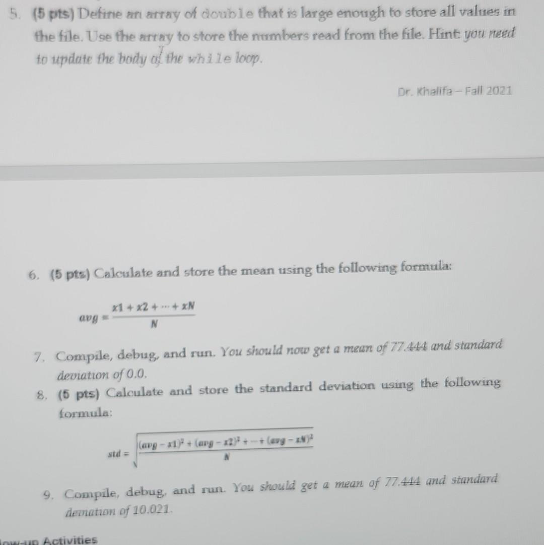 Solved Write a program in java that will read numbers from a | Chegg.com