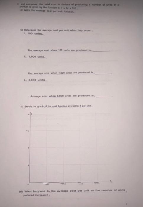 Solved INSTRUCTIONS: Solve each of the following problems. | Chegg.com