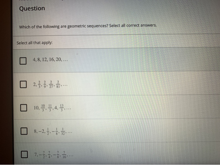 sequences math question