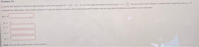 Solved Problem 14. | Chegg.com