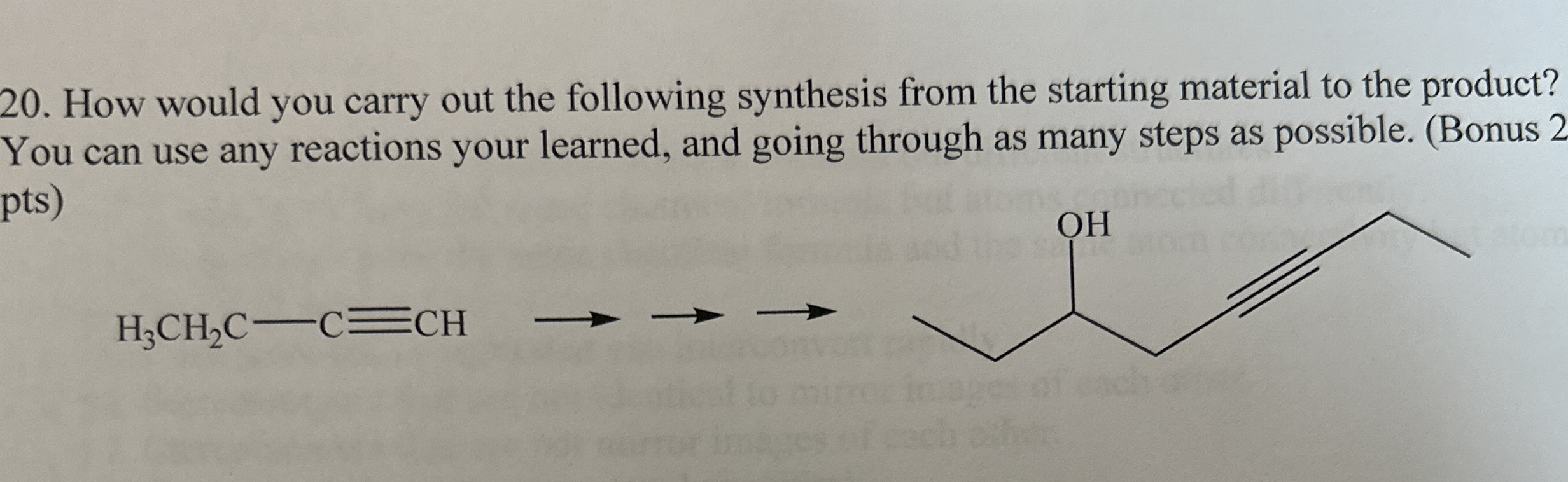 Solved How would you carry out the following synthesis from | Chegg.com