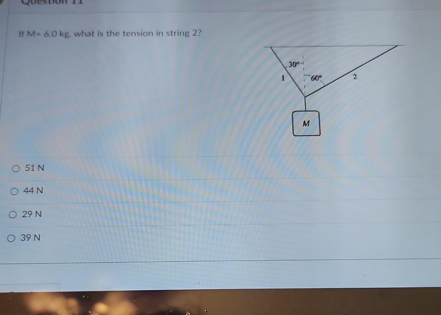 Solved If M 6 0kg What Is The Tension In String 2 Chegg solved-if-m-6-0kg-what-is-the-tension-in-string-2-chegg