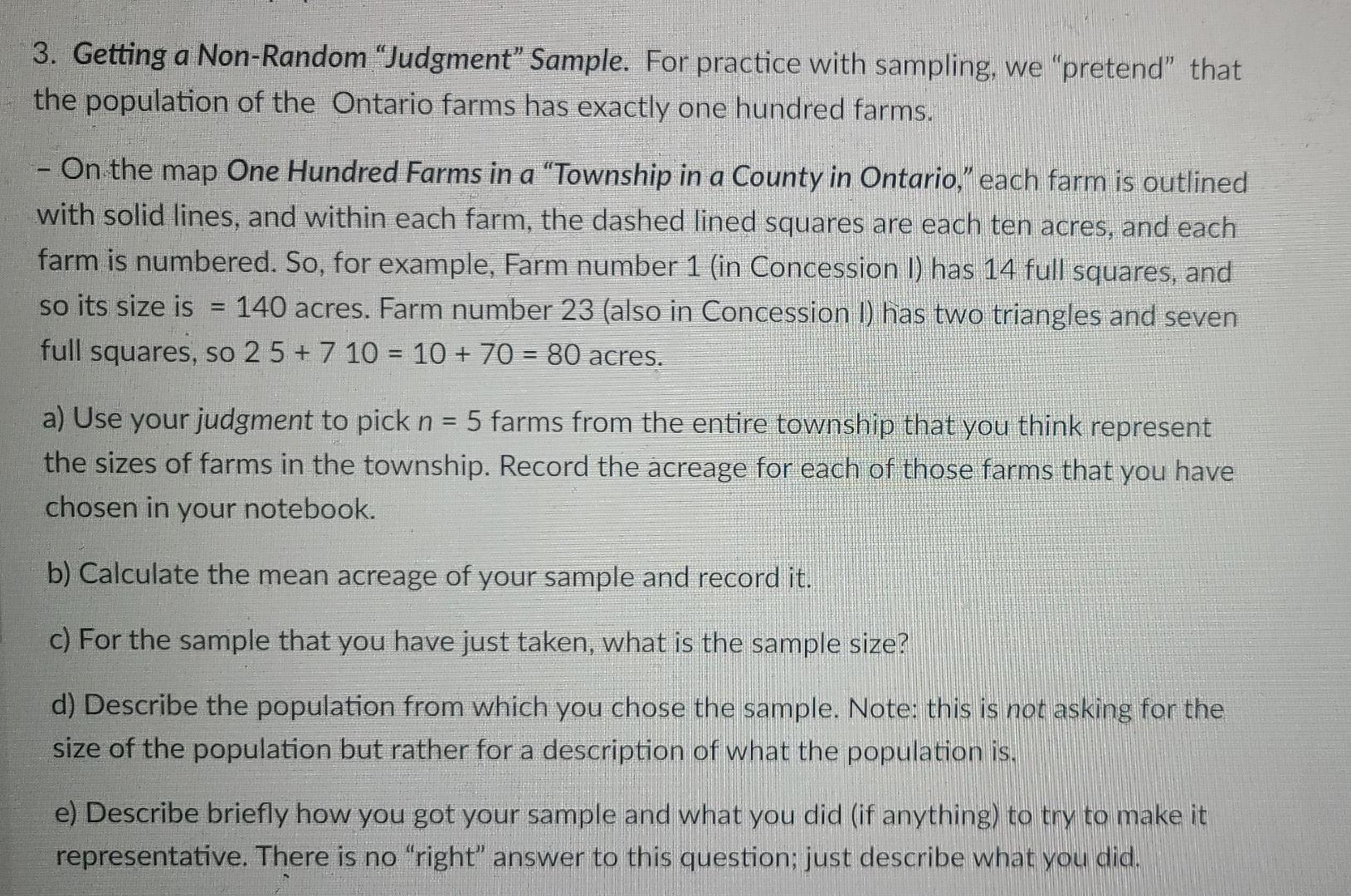 Solved 3. Getting a Non-Random 