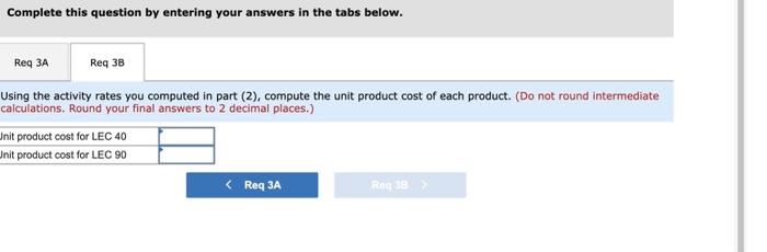 Solved using the information of part 2 (as follow) to | Chegg.com