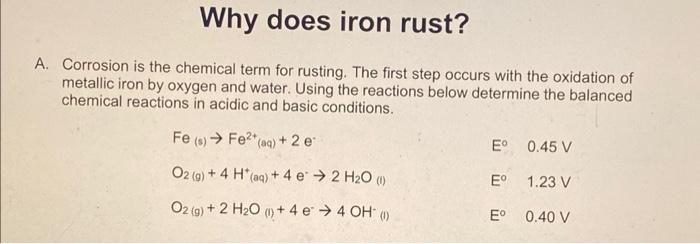 solved-why-does-iron-rust-a-corrosion-is-the-chemical-term-chegg