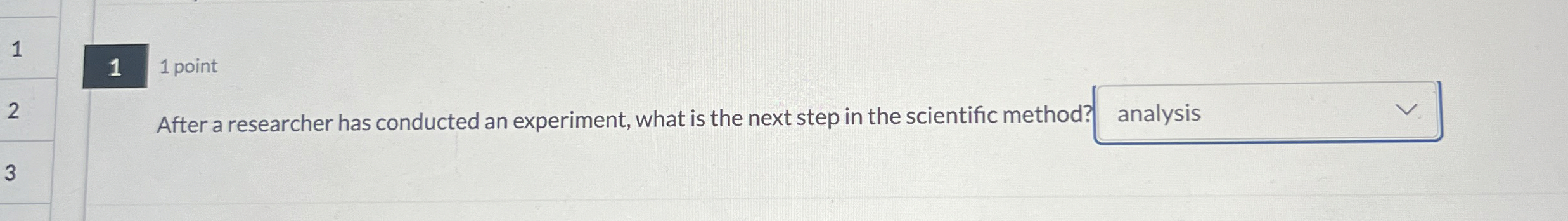 11 1 ﻿point2After a researcher has conducted an | Chegg.com