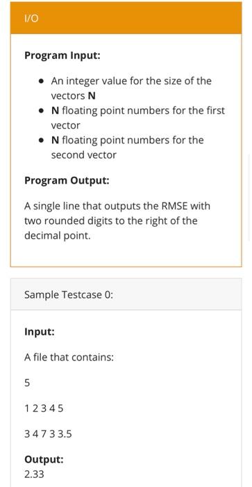 Solved Root Mean Square Error (RMSE) is a standard way to | Chegg.com