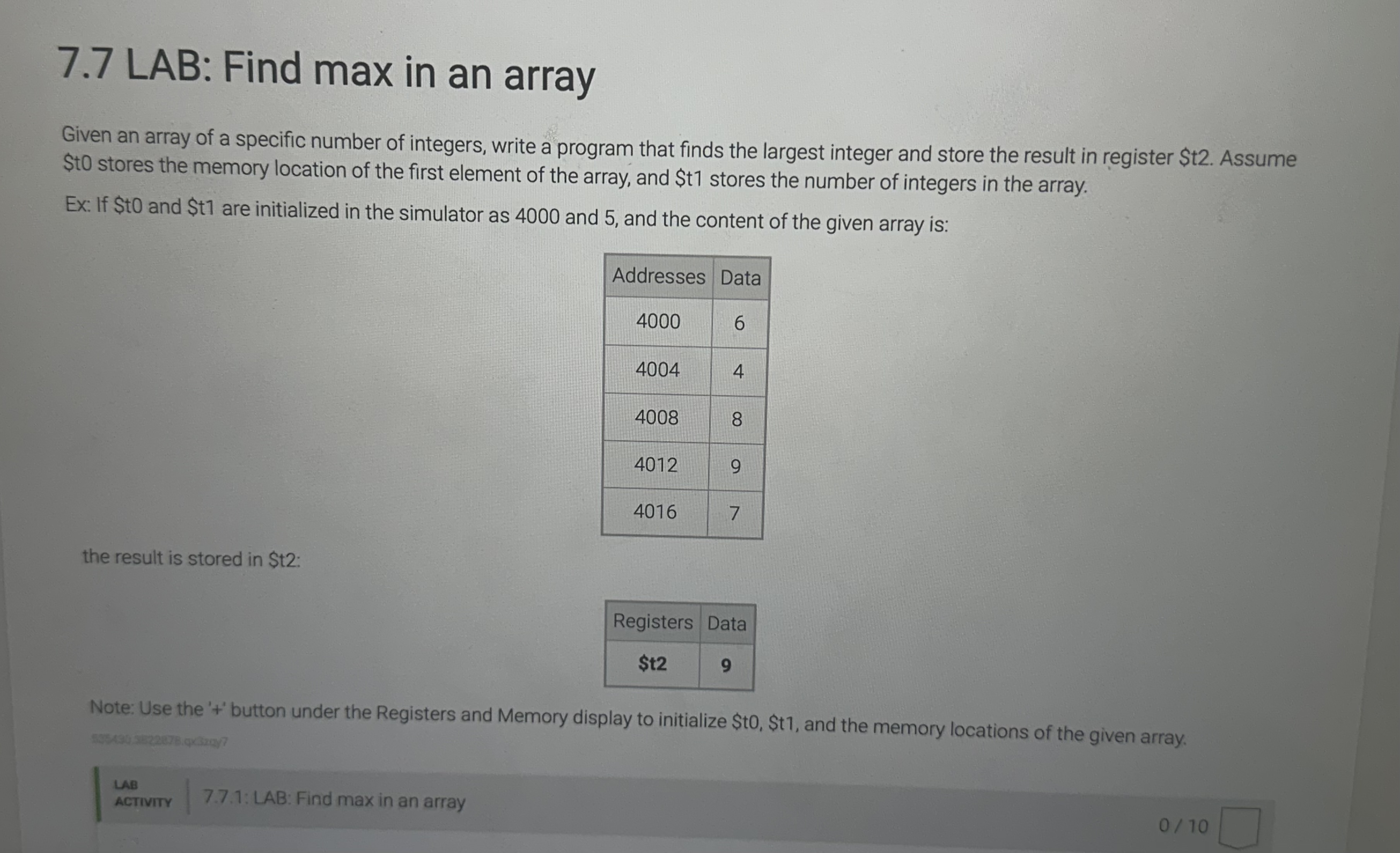 Solved please help. all others got it wrong. Find max in an | Chegg.com