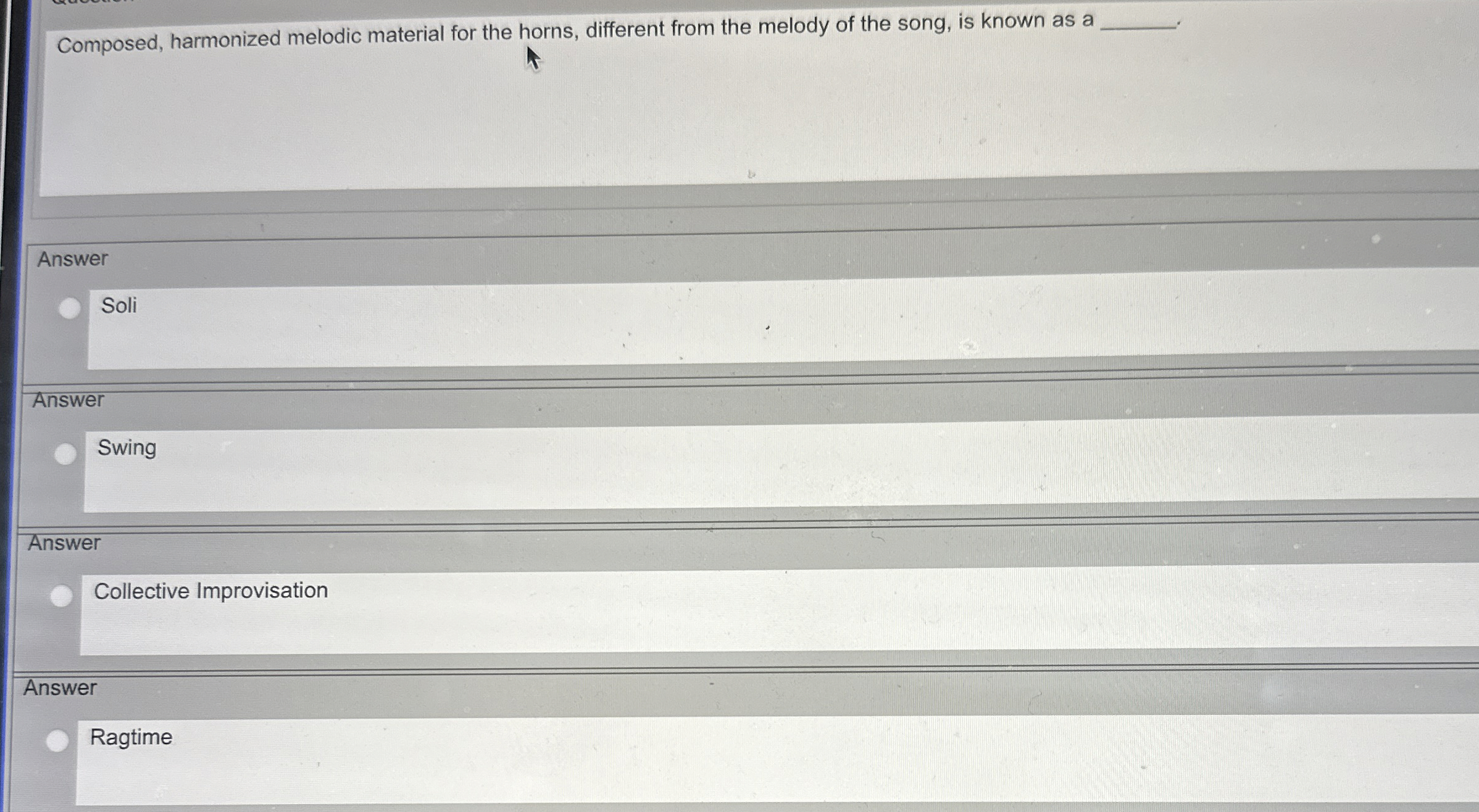 Solved Composed, harmonized melodic material for the horns, | Chegg.com