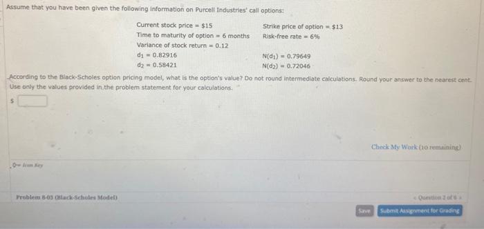 Solved Assume that you have been given the following | Chegg.com