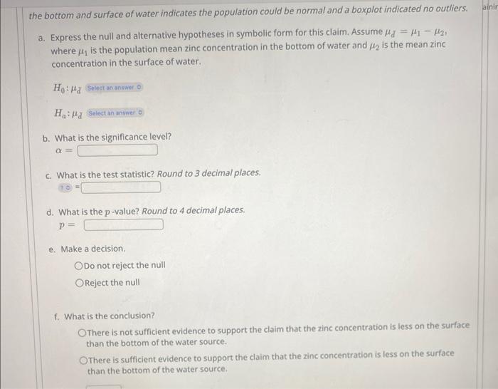 Solved Trace metals in drinking water affect the flavor and | Chegg.com
