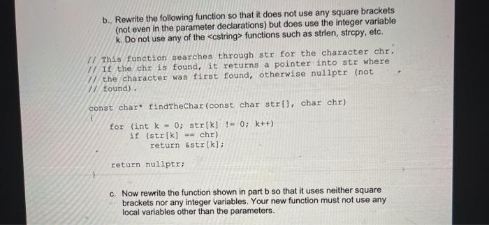 Solved 3. a. Rewrite the following function so that it | Chegg.com