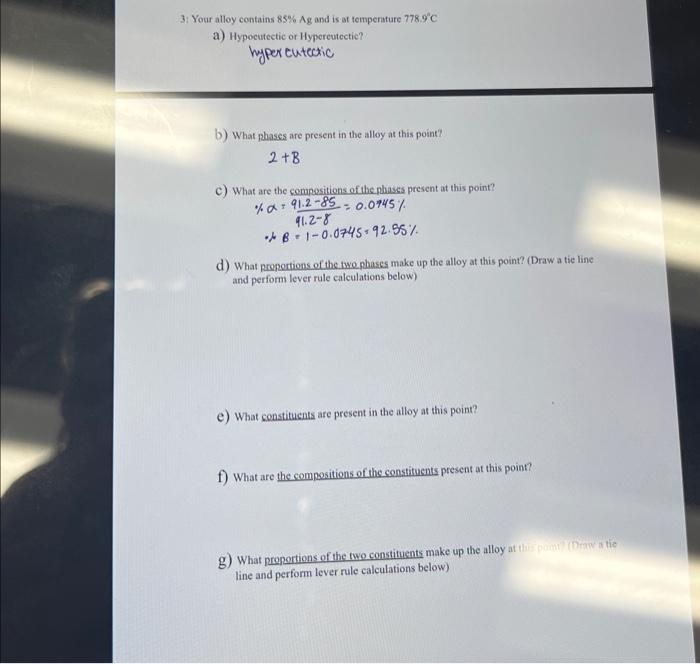 Solved Phase Diagram Practice Problems Part I: Use the Cu−Ag | Chegg.com