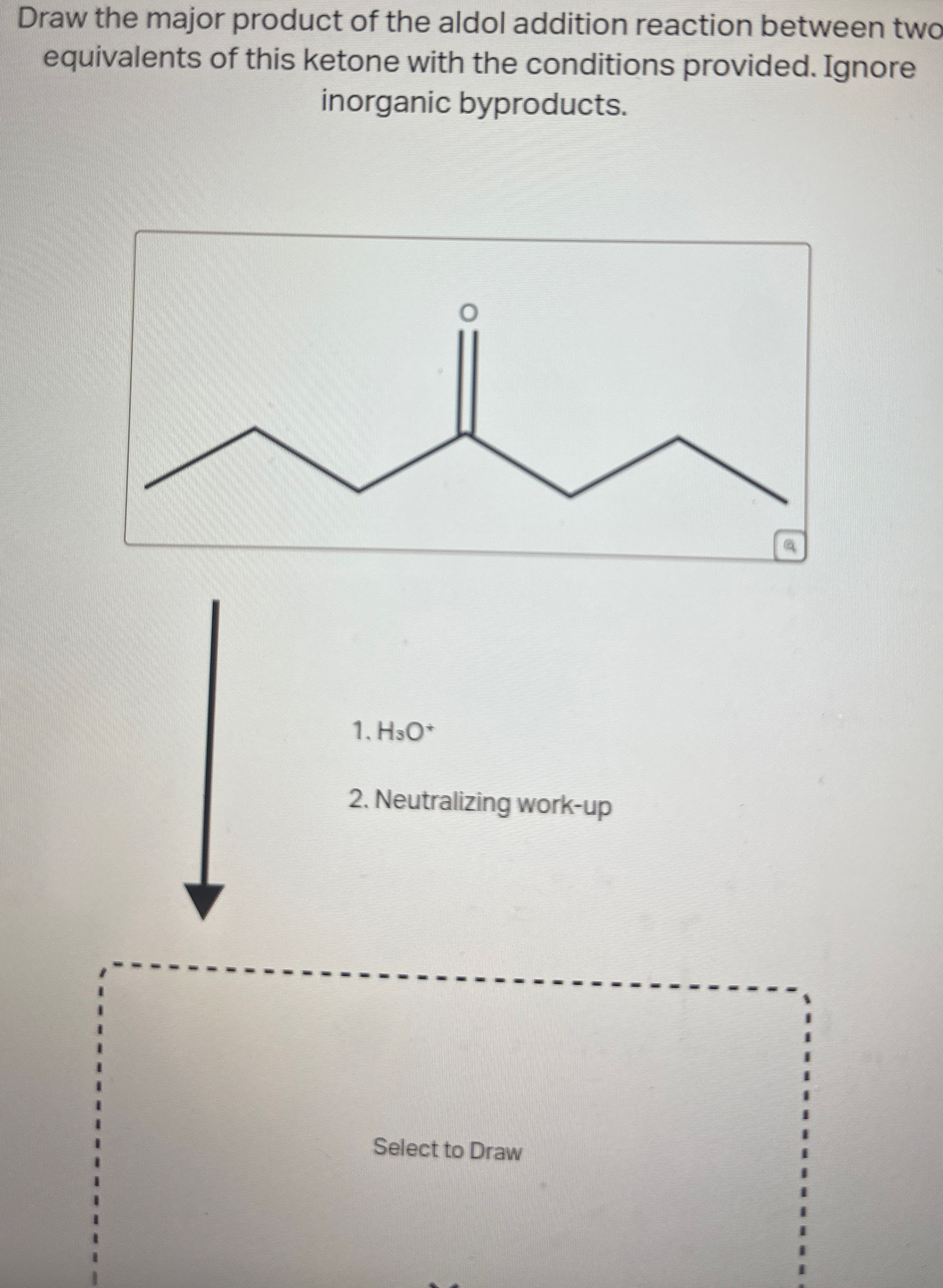 Solved Draw the major product of the aldol addition reaction | Chegg.com