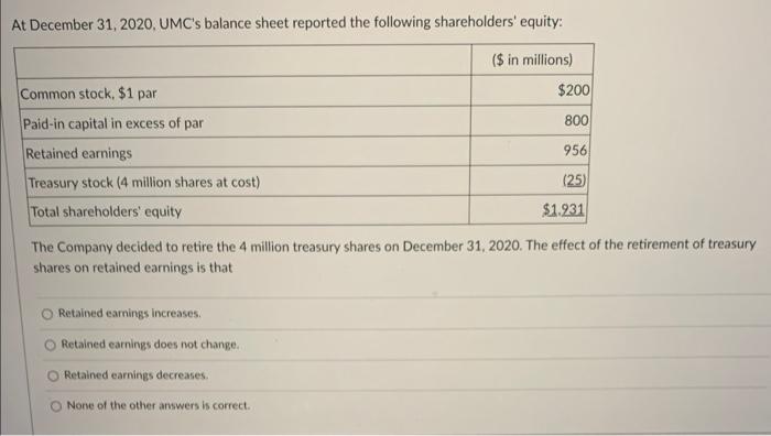 Solved Which of the following transactions decreases total | Chegg.com