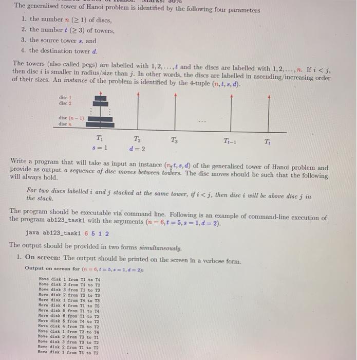 Solved please give java code for question 1 (output for on | Chegg.com