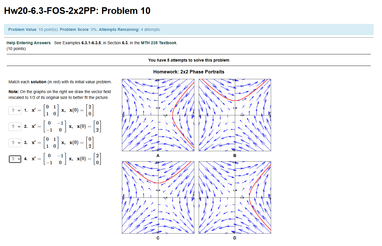 Solved You have 5 ﻿attempts to ﻿solve this problemMatch each | Chegg.com