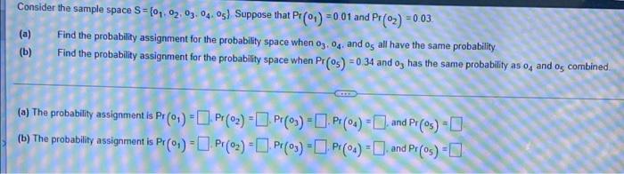 Solved Consider the sample space S=[04.03. 03.04.05) Suppose | Chegg.com