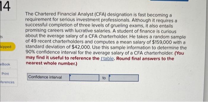 Solved The Chartered Financial Analyst (CFA) designation is | Chegg.com