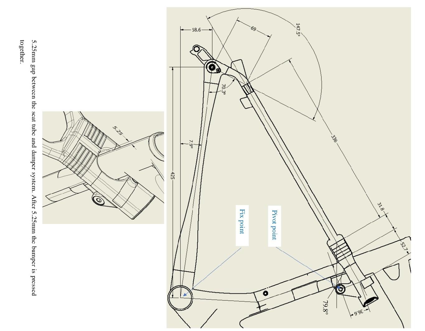Calculation Mountain Bike frame First Part Statement