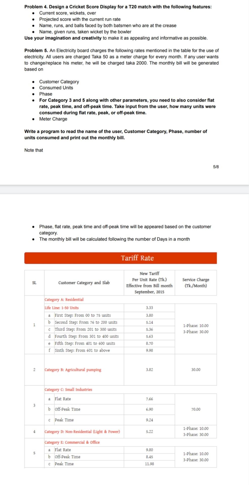 Solved Problem 4. Design a Cricket Score Display for a T20 | Chegg.com