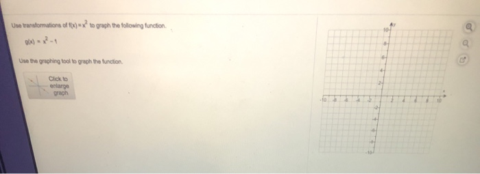 Solved Use transformations of f(x)=x? to graph the following | Chegg.com