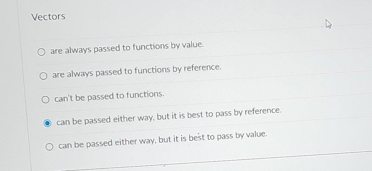Solved Which one of the following is a correct prototype for | Chegg.com