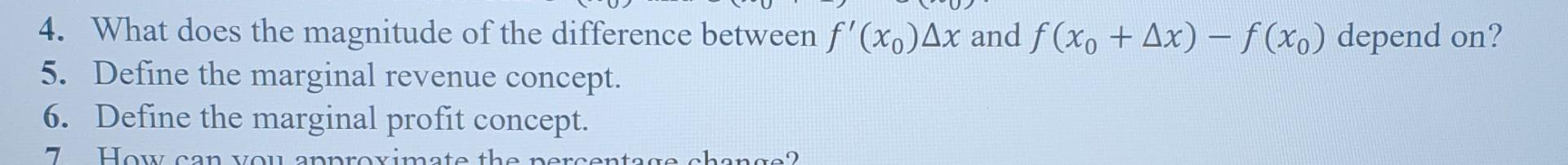 Solved 4. What does the magnitude of the difference between | Chegg.com