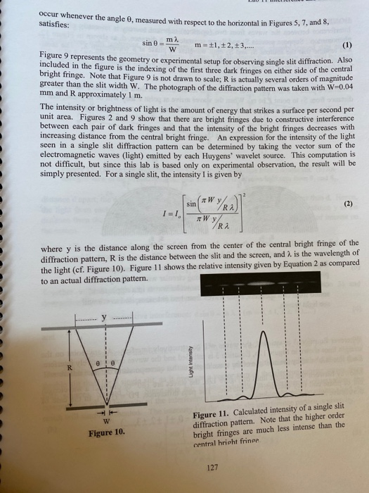 formula for single slit diffraction minima