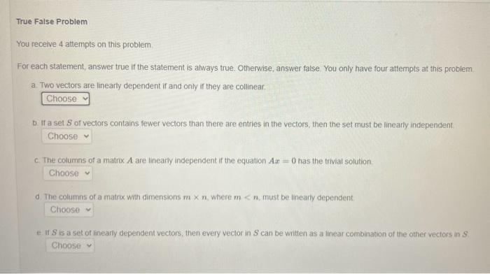 Solved You receive 4 attempts on this problem. For each | Chegg.com