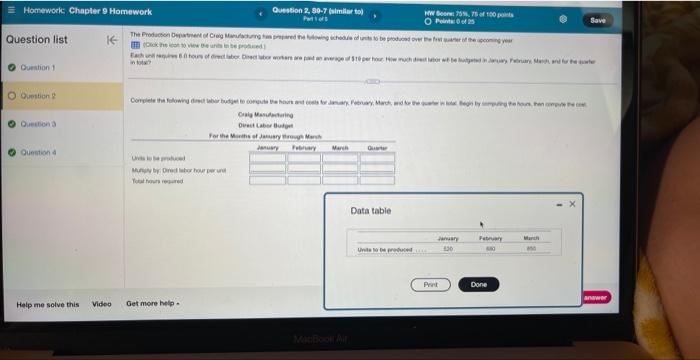 Solved in totse Data table ITI (Csick the )oon to viem Fee | Chegg.com