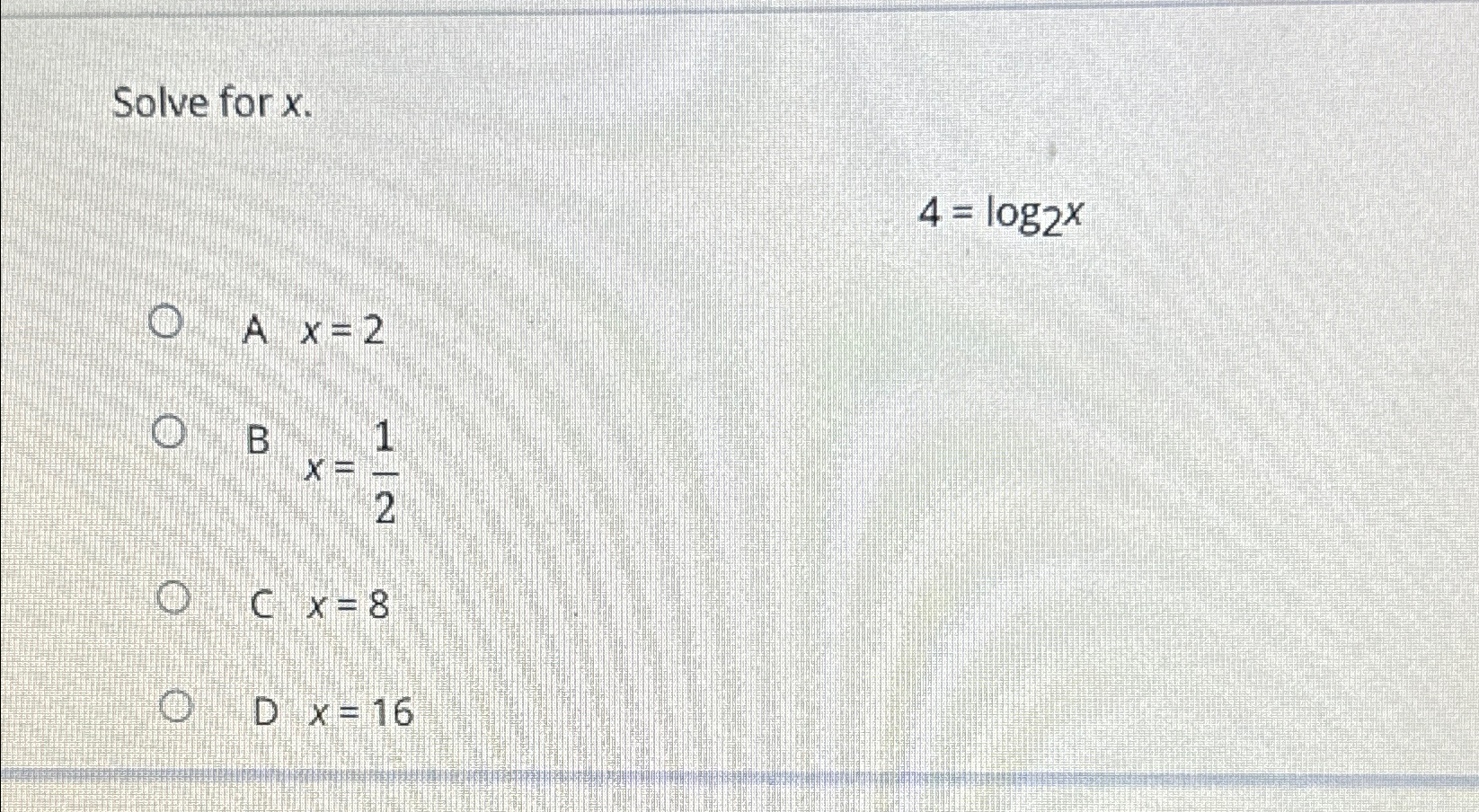 x2log243 4 x log3 x 2 8x 16
