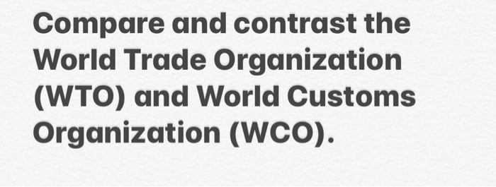 World Customs Organization