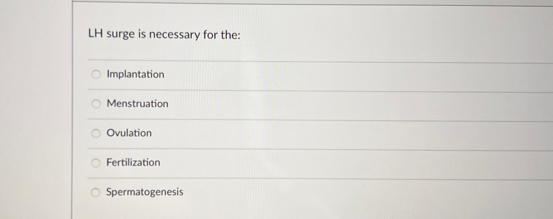 Solved LH ﻿surge is necessary for | Chegg.com