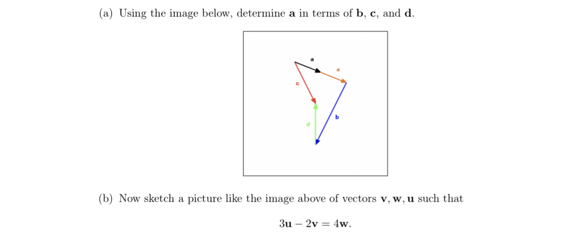 (a) ﻿Using the image below, determine a ﻿in terms of | Chegg.com