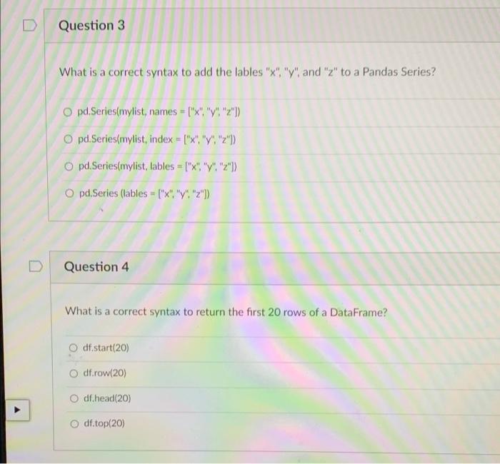 Solved D Question 1 Which of the following is correct Chegg