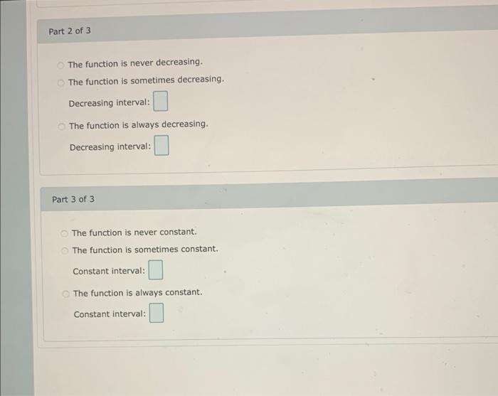 Solved Evaluate the function for the given values of x. | Chegg.com