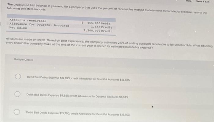 Solved Help Svet A company uses the percent of sales method | Chegg.com