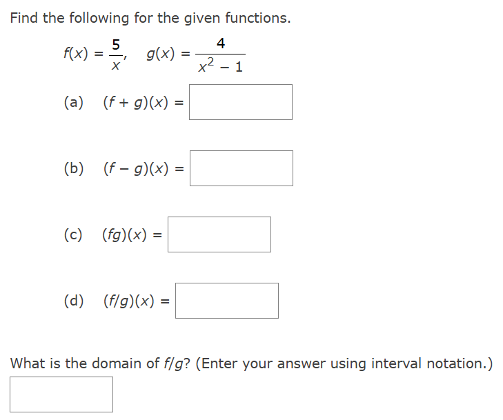 Solved Find the following for the given | Chegg.com