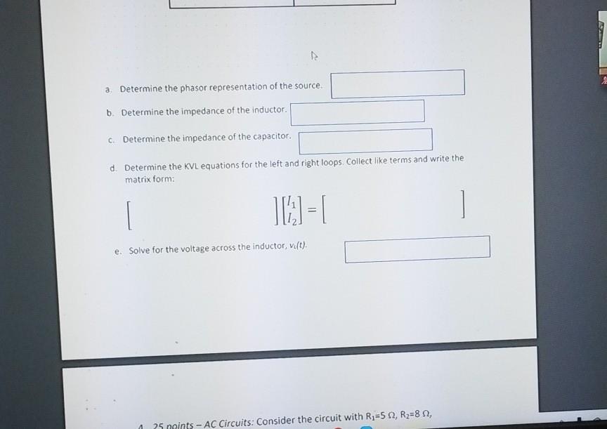 Solved 3. 25 points-AC Circuits: Consider the circuit where | Chegg.com