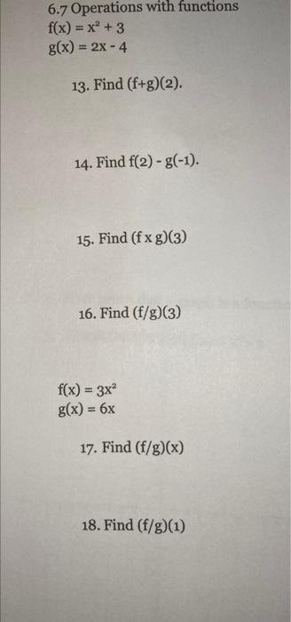 Solved PLEASE help with these 6 problems (13 thru 18) I | Chegg.com